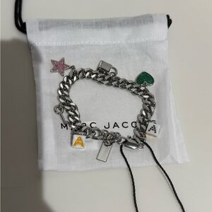 NWT Marc Jacobs charm bracelet - silver